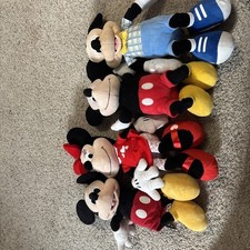 Disney Miney  Mickey Mouse Plush Lot Of 4 18" -20  Tall