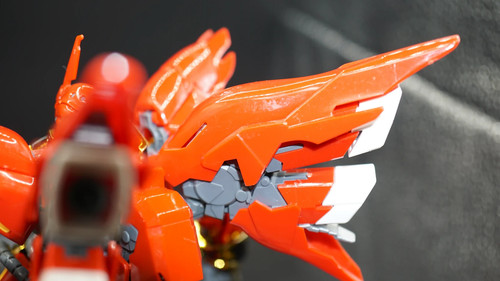 Bandai RG 1/144 Sinanju Gundam Model Kit Built Completed Missing Parts NO BOX - Picture 6 of 12