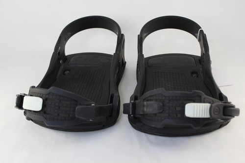 Ride C-8 Snowboard Binding Baseplate Set Size Medium Black with Toe Straps