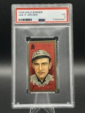 T205 Jas. P. Archer Gold Border Cubs Baseball Card PSA 3 VG