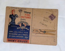 Vintage Skrudland Photo Service Film Mailer Envelope Chicago IL w/ Stamp
