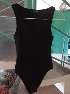 Body Noir Taille XS "14Ans" Marque Etam Fille Occasion - Photo 1/2
