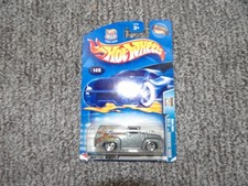 Hot Wheels 2003 Work Crewsers 2/10 1956 Ford Silver Diecast Car MOC 145