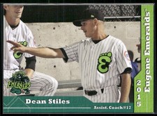 Dean Stiles Justin Steele 2015 Eugene Emeralds Team Set Card