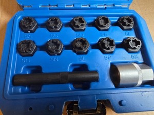 12PCS Wheel Locking Nut Key Kit - Compatible with Mercedes Benz