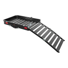 Curt 18112 Trailer Hitch Cargo Carrier With Ramp Fits 2receiver 500 Lb Capacity Curt 18112 Trailer Hitch Cargo Carrier With Ramp Fits 2receiver 500 Lb Capacity