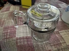 Vintage 7759 B Pyrex 9 Cup Glass Percolator Coffee Pot Stovetop Maker Read