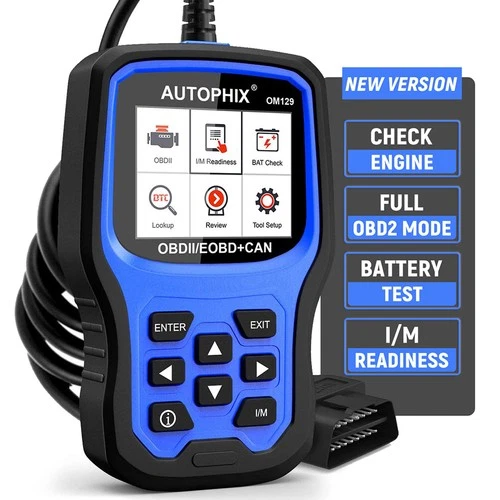 AUTOPHIX OM129 Voiture OBD2 Scanner Lecteur de Code Scanner Batterie Test Diagnostic Outil - Photo 1/13