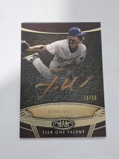 2019 Topps Tier One - On Card Auto - Josh Hader Bronze Ink #ed/25 Brewers/Astros