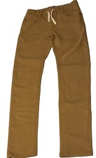 GAP Boys caqui Stretch Slim Jogger Pants Drawstring Elastic Waist XXL Regular