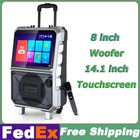 Karaoke Machine with Display Screen Portable Bluetooth Speaker System with Mic