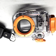 Underwater Camera Case EXILIM 40mm/130ft Waterproof Case EWC-80 CASIO Scuba