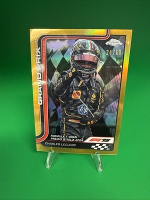 2025 Topps Chrome F1 Charles Leclerc Gold Grand Prix /50 #137 SCUDERIA FERRARI