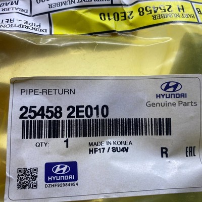 Hyundai Genuine Parts 25458-2E010 Pipe-Return 2015-2021 Hyundai Tucson  