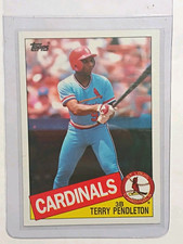 Topps 1985 Terry Pendleton Rookie Card #346 St. Louis Cardinals MLB Baseball. rookie card picture
