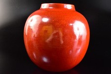 陶瓷红色日本古董花瓶| eBay