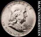 1960-D Franklin Half Dollar- Choice Gem Brilliant Uncirculated++++ Silver #i416