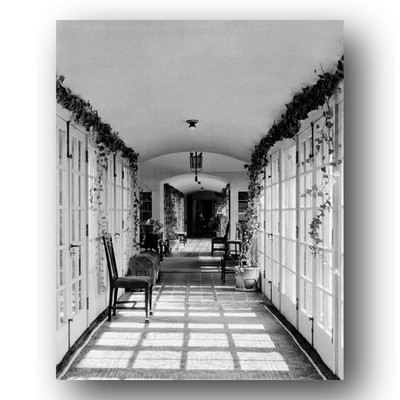 Cecil B. DeMille Photo 8x10 Home Corridor 1949 Film Director