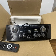 PyleUsa Bluetooth Digital Home Karaoke Amplifier - 600W