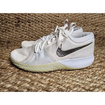 Nike Zoom Assersion 917505-104 White Basketball Shoes Sneakers Men's Size 13