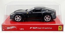 Hot Wheels Ferrari F12 Berlinetta - BCK03 Never Removed from Box 2013 Black 1:24