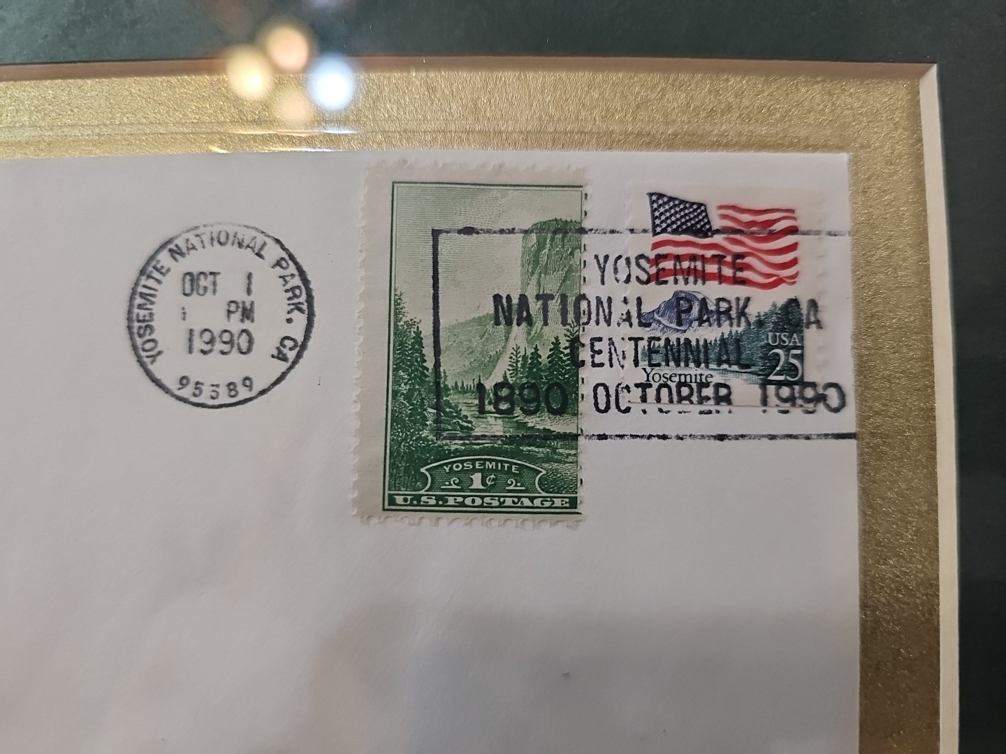 1890 To 1990 Yosemite National Park Centennial  No. 228 Out Of 1000 Collectible