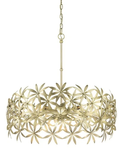 Minka Lavery 2145 Flower Child 5 Light 26"W Pendant - Ambry Gold - Picture 1 of 12