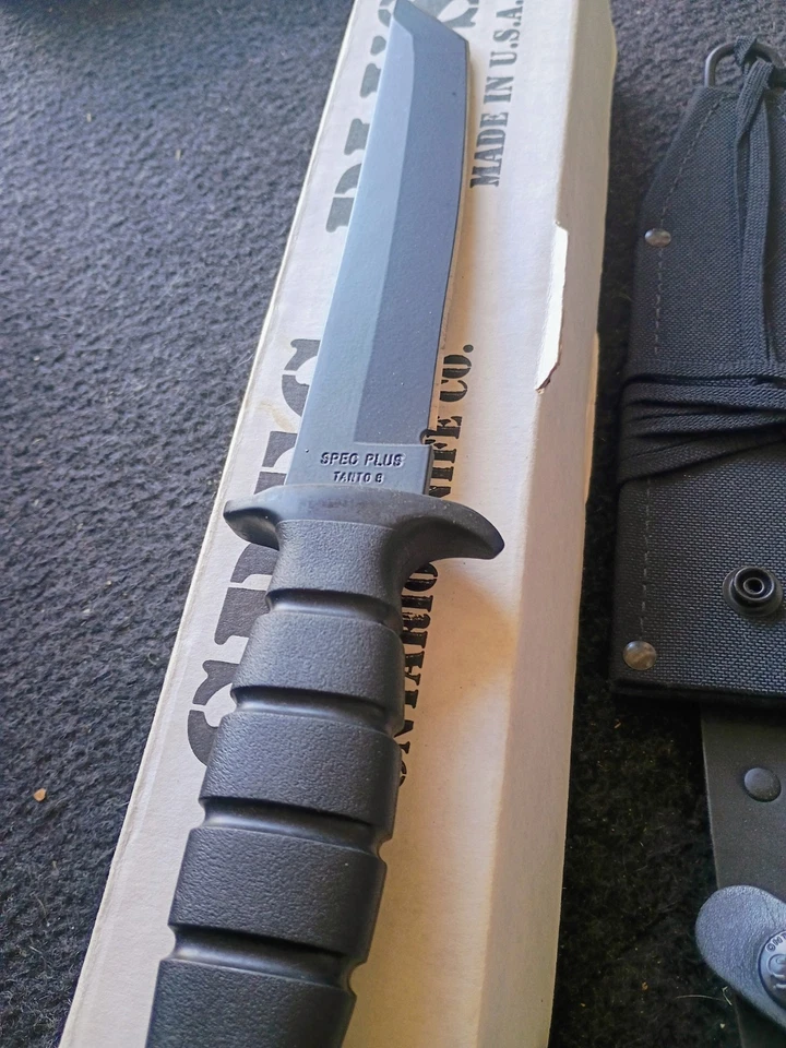 Ontario OKC SP13 Tanto 8 Spec Plus Military Combat Tactical Knife Made In USA - Image 2 of 4