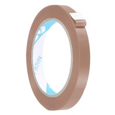 1/2" x 98.4 Yd Poly Bag Sealing Tape Coffee 