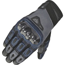 Tourmaster Horizon Line Sierra Peak ADV Pro 2.0 Lthr/Tex Gloves | Grey/Blk/Blue