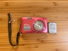 Nikon COOLPIX S3100 14.0MP Digital Camera - Pink TESTED WORKS MINT CONDITION