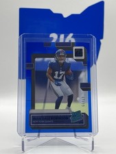2022 Panini Clearly Donruss Rated Rookie #70 Wan'Dale Robinson Blue /99