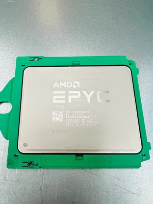 AMD EPYC 7352 CPU, 24 Cores / 48 Threads, 2.3GHz Base, 155W, for SP3 Socket