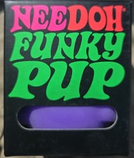 Nee Doh Funky Pup Schylling Purple Squeeze Ball Super Squish Pet Me FAST SHIP