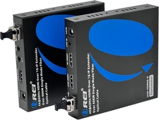 4K@60Hz HDMI over Fiber Optic Extender 1G up to 40 KM Single Mode Fiber Optical 