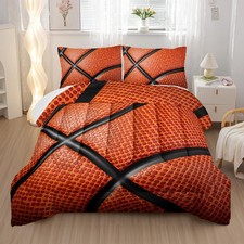 Basketball Comforter Set Full,Basketball Bedding Set for Boys Kids Teens Ultr...