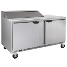Beverage-Air SPE60HC-10 Elite Series 60" 2 Door Refrigerated Sandwich Prep Table