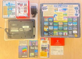 Sega Genesis 1 Console System Bundle (1602) + Original Box, AC Power & Much More