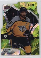 2021-22 Upper Deck Allure Green Rainbow Die-Cut 99/99 Roman Josi #28 1q2