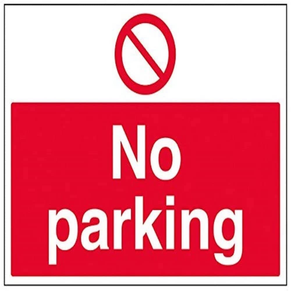 vsafety 52042bf-r cartello divieto di accesso "" No parking, Plastica rigid ucyo