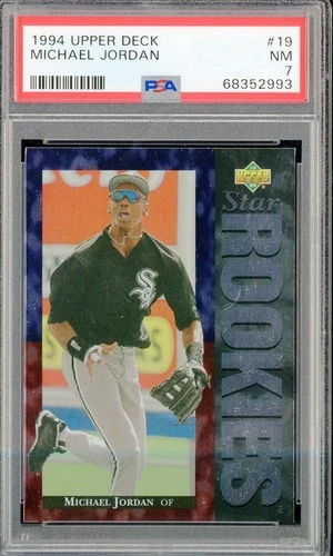 Michael Jordan 1994 Upper Deck Rookie Card #19 PSA 7 NM Chicago White Sox