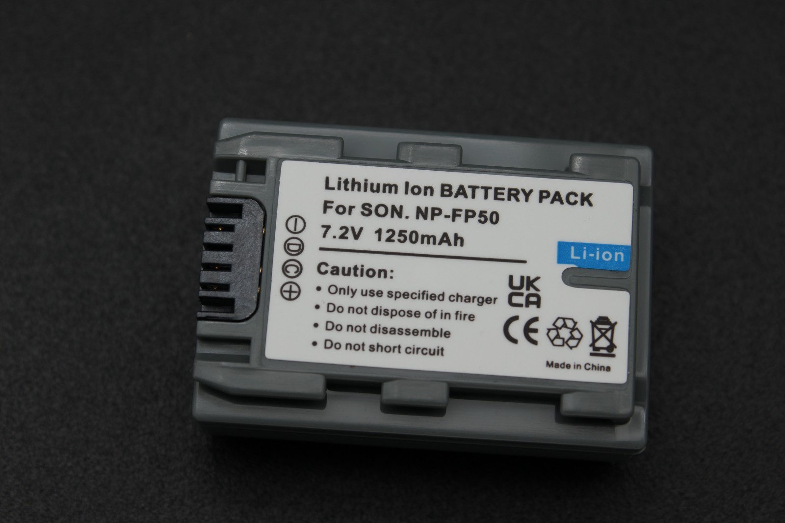 Battery for Sony DCR-DVD404, DCR-DVD405, DCR-DVD505, DCR-DVD602 Camera