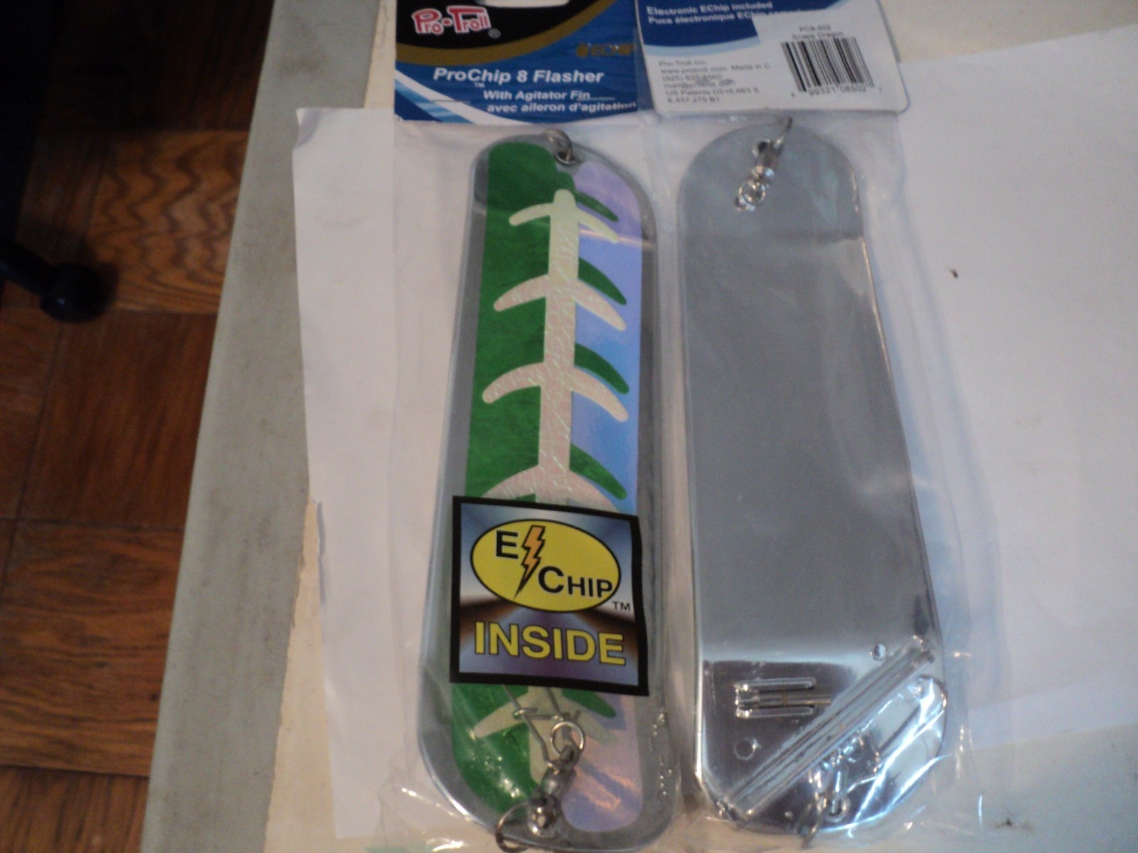 2 - PRO TROLL 8 " FLASHERS/WITH E-CHIP (SNAPP DRAGON) NIP LAST ONES - Image 1