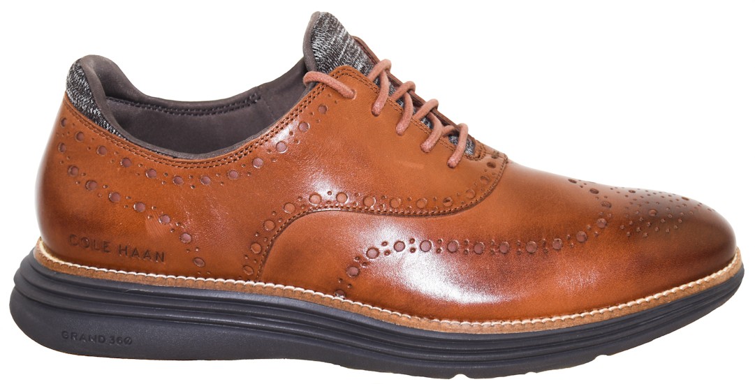 Cole Haan Men's ØriginalGrand Ultra Wingtip Oxford Java Style