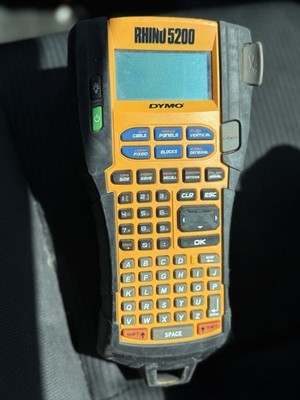DYMO Rhino 5200 Industrial Label Maker - Black/Yellow (1755749)