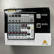 Behringer XENYX 1202 Mixer 12-Input 2-Bus Analog British EQs Mic Preamps Box