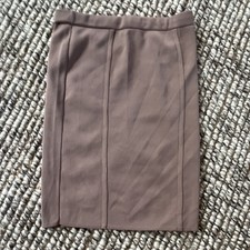 Sincerely Jules Brown Knit Pencil Skirt Knee Length Solid Women's Size L