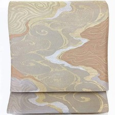 6238 Japanese Vintage Fukuro Obi Belt Kimono Fabric Silk Traditional