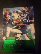 1996 Pacific Pure NFL Gridiron - Gems Ricky Watters #GG-34 Green