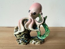 vintage Octopus Aquarium Ornament Made in Japan RETRO